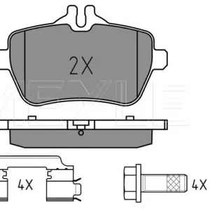 Wysoka jakość KLOCKI HAM. DB T. W222/C217/R231 12-