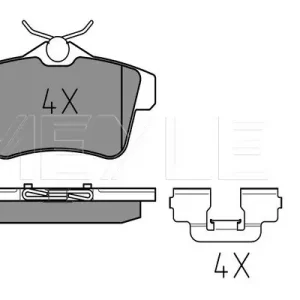 Promocja KLOCKI HAM. PEUGEOT T. 3008/5008 09-/C4/DS4