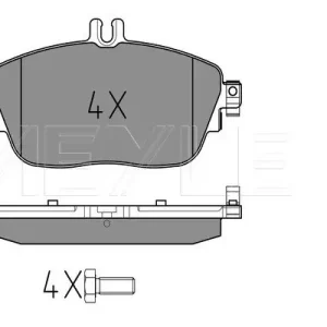 KLOCKI HAM. DB P. W176/W246 A-KLASA/B-KLASA 11- Sprawdź teraz