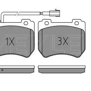 Premium KLOCKI HAM. ALFA P. 159 05- Z CZUJNIKIEM