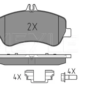 Tylko dziś KLOCKI HAM. DB P. X204 GLK220-350 08-