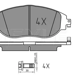 Wysoka jakość KLOCKI HAM. AUDI P. Q3 2,0 TFSI/TDI QUATTRO 18-