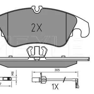 KLOCKI HAM. AUDI P. A4/A5/Q5 1,8-3,2 07- Promocja