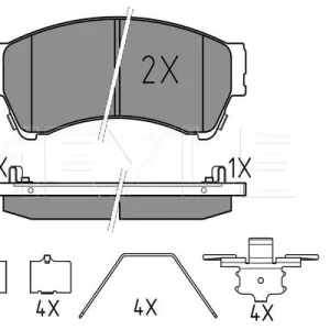 Tani KLOCKI HAM. MAZDA P. 6 07- Z CZUJNIKIEM