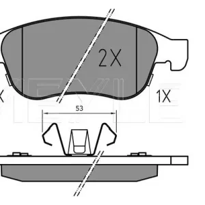Super okazja KLOCKI HAM. JEEP P. RENEGADE 1,4/1,6-2,0 CRD 14-