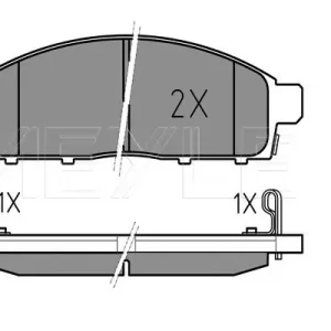 Tani KLOCKI HAM. MITSUBISHI P. L200 06- Z CZUJNIKIEM