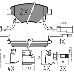 KLOCKI HAM. FORD T. TRANSIT 06- Zamów dziś