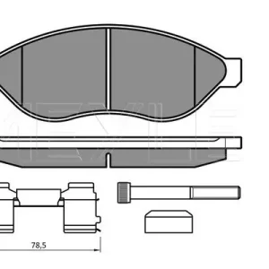 KLOCKI HAM. FIAT P. DUCATO 06- ŁADOWNOŚĆ 1700 2 CZUJNIKI Kup teraz