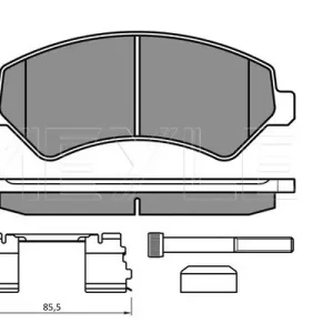 KLOCKI HAM. FIAT P. DUCATO 06- ŁADOWNOŚĆ 2000KG Tylko do końca tygodnia