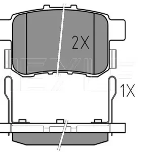 Tani KLOCKI HAM. HONDA T. ACCORD 08- Z CZUJNIKIEM