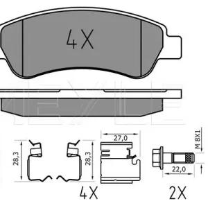 Darmowa dostawa KLOCKI HAM. PEUGEOT T. BOXER/JUMPER 06- 2,2HDI