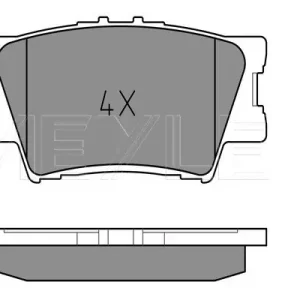 Tylko dziś KLOCKI HAM. TOYOTA T. RAV4 III 2,0/2,2D-4D 06-
