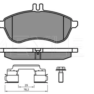 Kup teraz KLOCKI HAM. DB P. W204/W212 07-