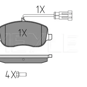 KLOCKI HAM. FIAT P. CROMA 1,9/2,4 JTD 05- Z CZUJNIKIEM Super okazja