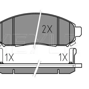 KLOCKI HAM. NISSAN P. NAVARA 2,5DCI 05- Z CZUJNIKIEM Ograniczona ilość