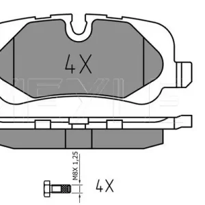 Premium KLOCKI HAM. LAND ROVER T. DISCOVERY/RANGE ROVER 05-