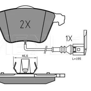 KLOCKI HAM. AUDI P. A3/TT 1,2-3,2 03-14 Sprawdź teraz