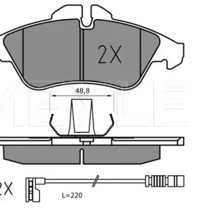 KLOCKI HAM. DB P. SPRINTER 208-314 95-/VITO 10 Oferta limitowana