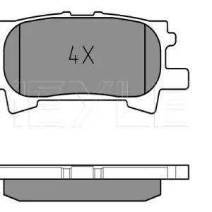 Zniżka KLOCKI HAM. TOYOTA T. LEXUS RX300 03-