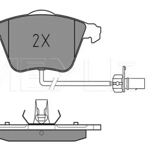 KLOCKI HAM. VW P. A4/A6 04- Z CZUJNIKIEM Promocja