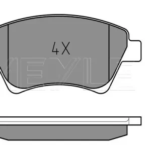 Bezpieczne zakupy KLOCKI HAM. RENAULT P. MEGANE 02- 1,5- BEZ CZUJNIKA