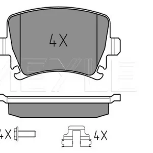 Zniżka KLOCKI HAM. VW T. GOLF 5 03- /OCTAVIA/TOURAN