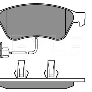 Wysoka jakość KLOCKI HAM. VW P. A8/PHAETON 02- Z CZUJNIKIEM