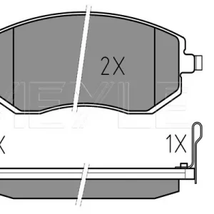 Promocja KLOCKI HAM. SUBARU P. LEGACY/FORESTER 03- Z CZUJNIKIEM
