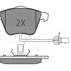 KLOCKI HAM. VW P. A6 97- Z CZUJNIKIEM Szybka wysyłka