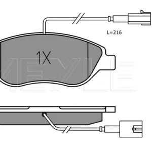 Zniżka KLOCKI HAM. ALFA P. MITO 1,3 MULTIJET 08-