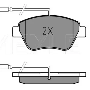 Bezpieczne zakupy KLOCKI HAM. FIAT P. STILO 1,2/1,6 16V 01-/IDEA Z CZUJNIKIEM