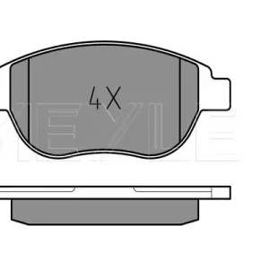 KLOCKI HAM. PEUGEOT P. 307 Hit cenowy