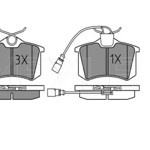 KLOCKI HAM. VW T. SHARAN 00- Z CZUJNIKIEM Premium