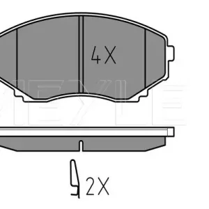 KLOCKI HAM. TOYOTA P. COROLLA 1,4-1,8 99- Z CZUJNIKIEM Najlepsza cena