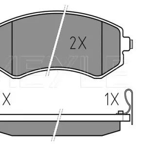 KLOCKI HAM. NISSAN P. ALMERA 98-/T. PATROL 97- Z CZUJNIKIEM Bestseller