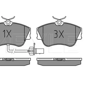 Taniej KLOCKI HAM. VW P. T4 90- Z CZUJNIKIEM