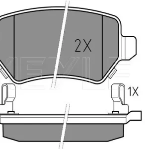 KLOCKI HAM. OPEL T. ASTRA/COMBO/CORSA/MERIVA 00- Z CZUJNIKIEM Taniej