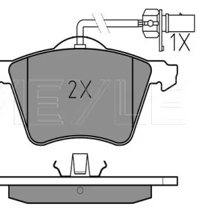 Tylko do końca tygodnia KLOCKI HAM. VW P. SHARAN 95-10 Z CZUJNIKIEM