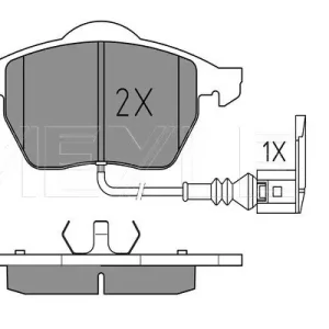 KLOCKI HAM. VW P. BORA/GOLF/NEW BEETLE 98-10 Z CZUJNIKIEM Najlepsza cena