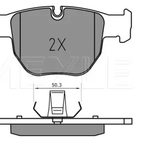 Ostatnie sztuki KLOCKI HAM. LAND ROVER P. RANGE ROVER 3,0D/4,2-4,4 4X4 02-12