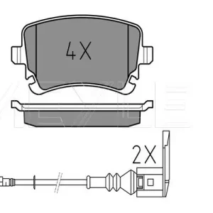 KLOCKI HAM. VW T. MULTIVAN/T5 03- Z CZUJNIKIEM Tylko dziś