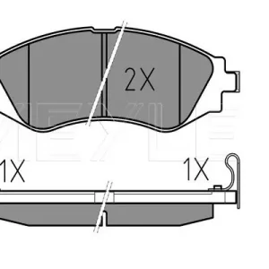 Super okazja KLOCKI HAM. DAEWOO P. LANOS/NUBIRA/REZZO 97- Z CZUJNIKIEM