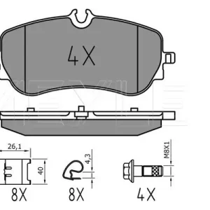 KLOCKI HAM. VW T. AMAROK/CRAFTER 2,0-3,0 TDI 16- Oferta czasowa