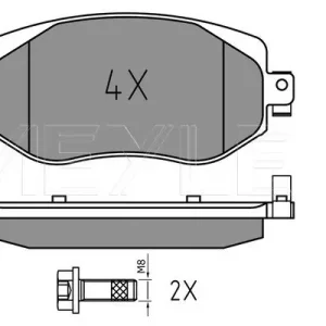 KLOCKI HAM. RENAULT P. MEGANE 1,2 TCE/1,5 DCI 15- Bezpieczna płatność