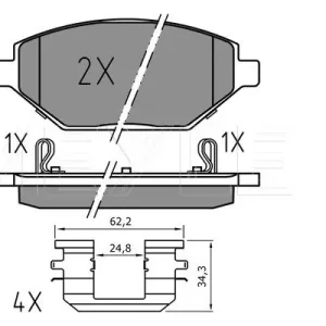 Kup online KLOCKI HAM. OPEL P. KARL 1,0 15-