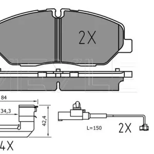 KLOCKI HAM. HYUNDAI P. H350 2,5 CRDI 15- Łatwy zwrot