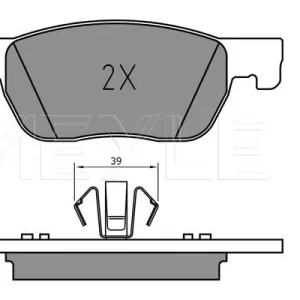 Rabat KLOCKI HAM. OPEL P. ASTRA K 1,0-1,6 15-