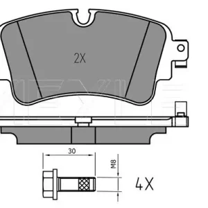 Wyprzedaż KLOCKI HAM. AUDI T. A4/A5/Q5/Q7 1,4-3,0 15-