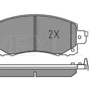 Zniżka KLOCKI HAM. SUBARU P. IMPREZA/XV 1,6-2,0 16-