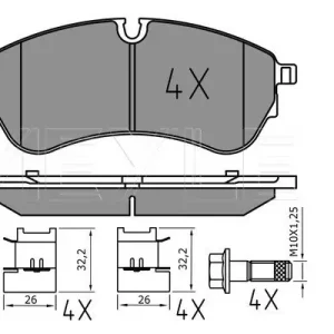 KLOCKI HAM. VW P. CRAFTER 2,0 TDI 16- Hit cenowy